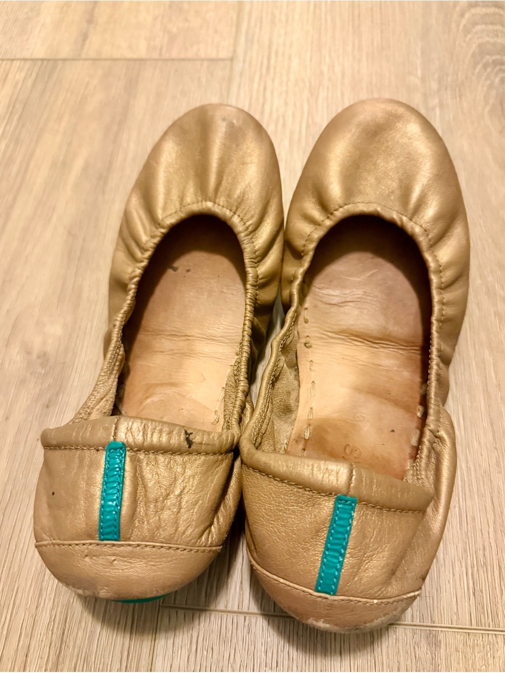Metallic Gold TieksBallet Flats